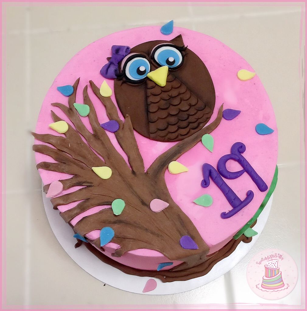 Owl Cake - Sprinkle Me Silly photo
