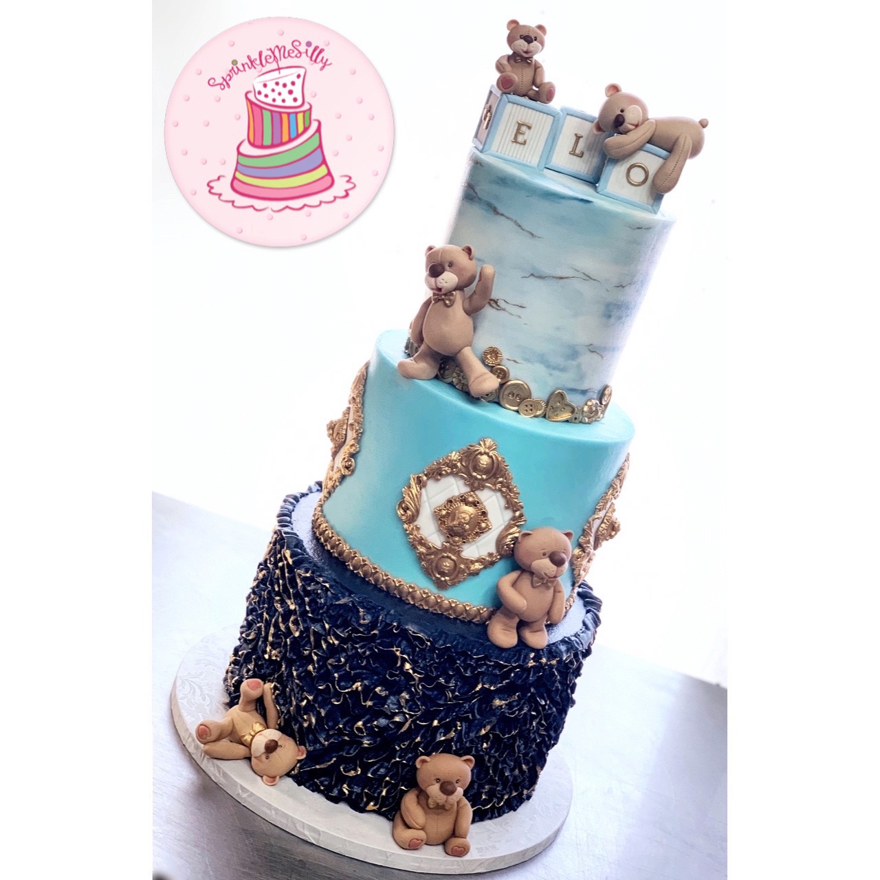 Party Cake Design from the Archive - Sprinkle Me Silly original photo