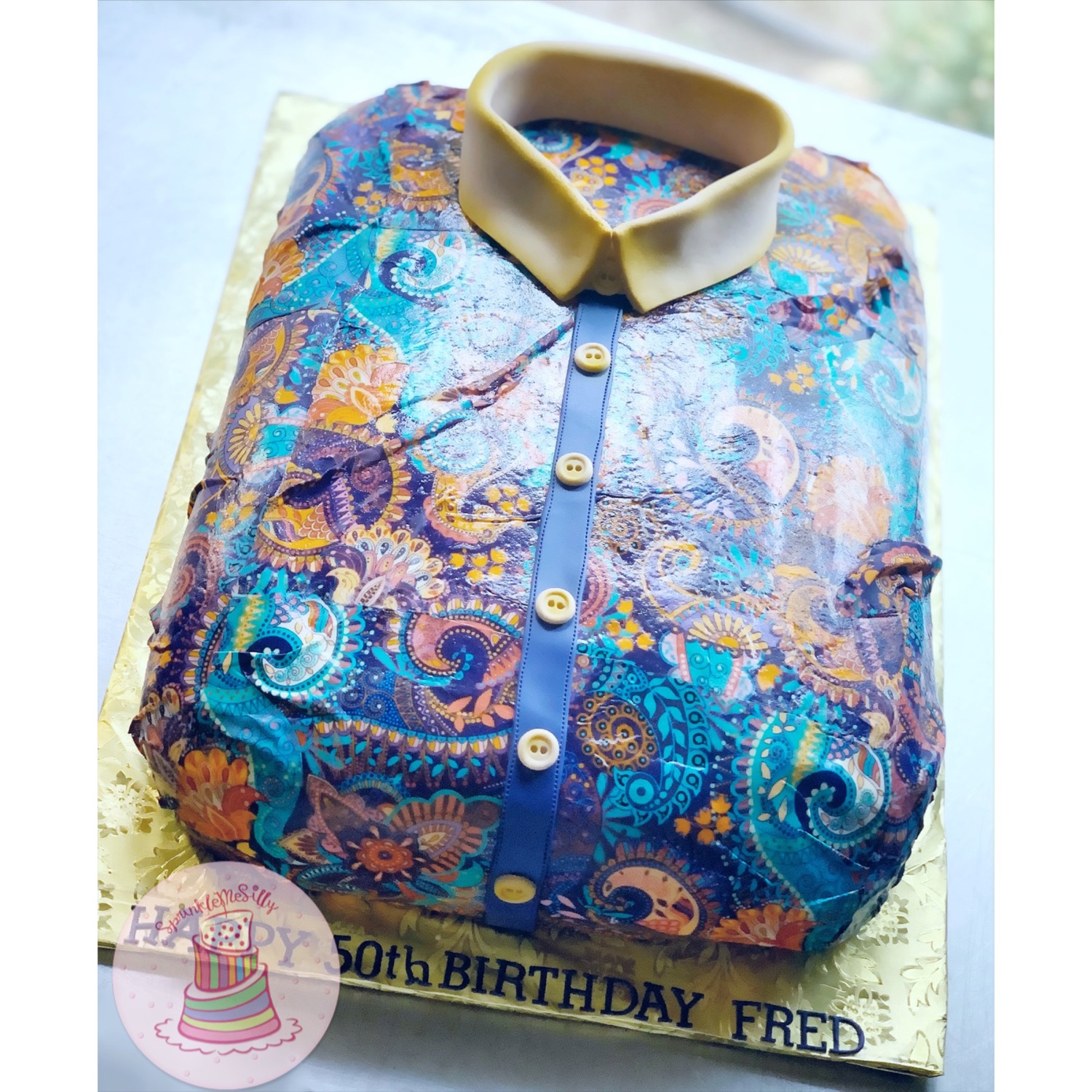 Party Cake Design from the Archive - Sprinkle Me Silly original photo