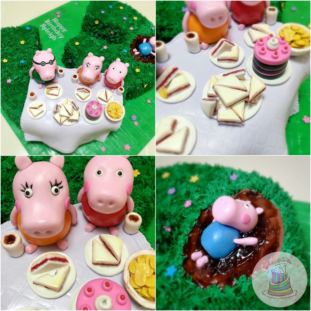 Peppa Pig Number 3 Cake - Sprinkle Me Silly photo