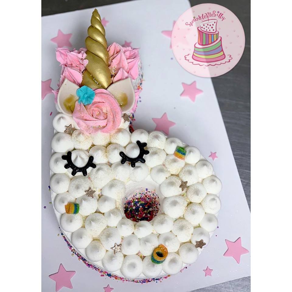 Unicorn Number 6 Cake - Sprinkle Me Silly photo