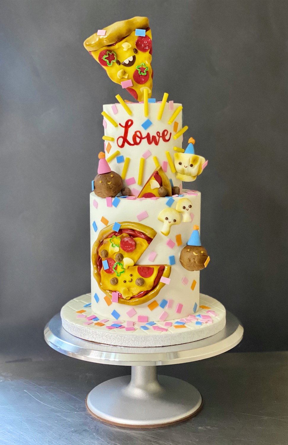 Pizza Fun Cake - Sprinkle Me Silly photo