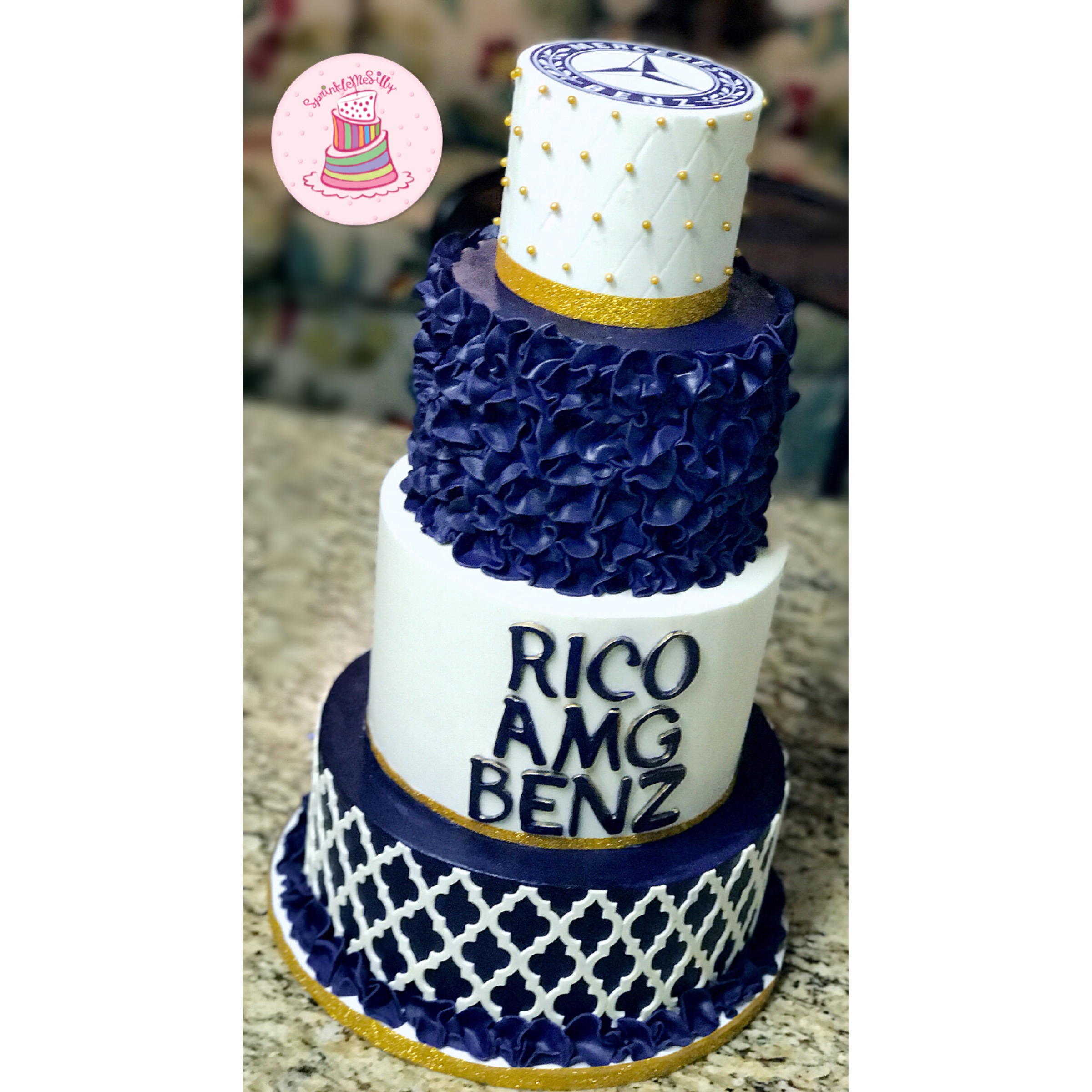 Party Cake Design from the Archive - Sprinkle Me Silly original photo