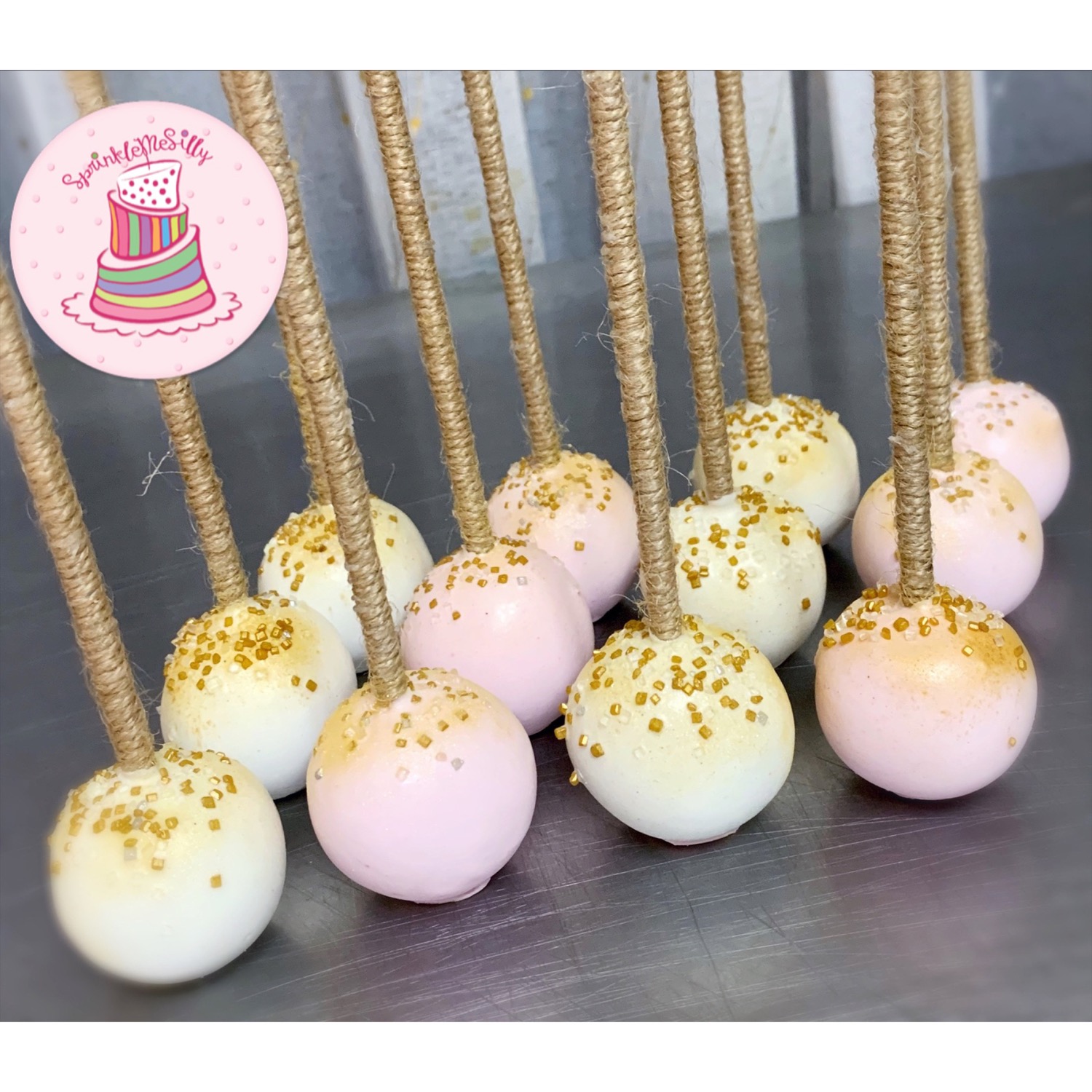 Rustic Cake Pops - Sprinkle Me Silly photo