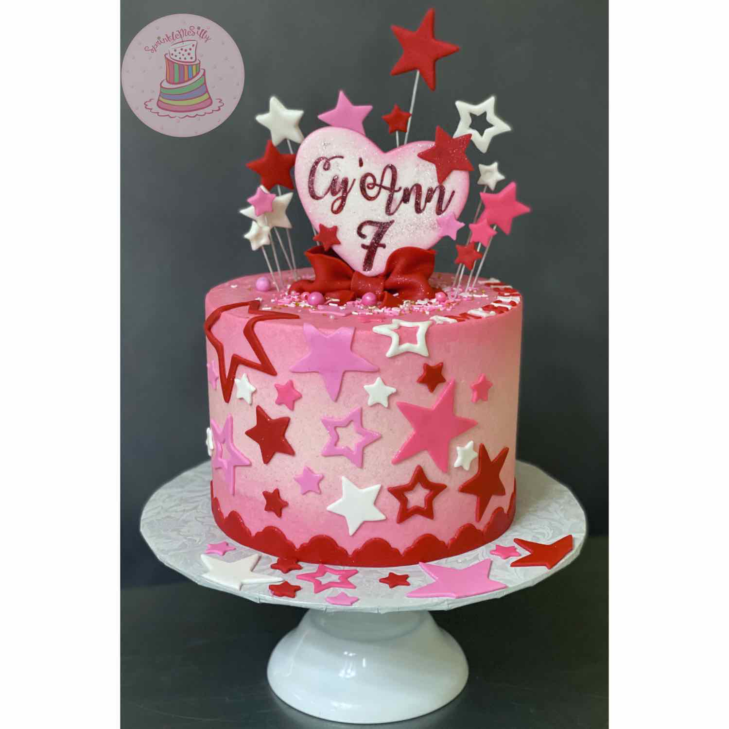 American Girl Birthday Cake - Sprinkle Me Silly photo