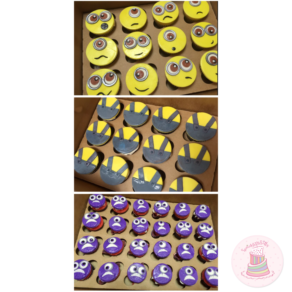 Minion Cupcakes - Sprinkle Me Silly photo