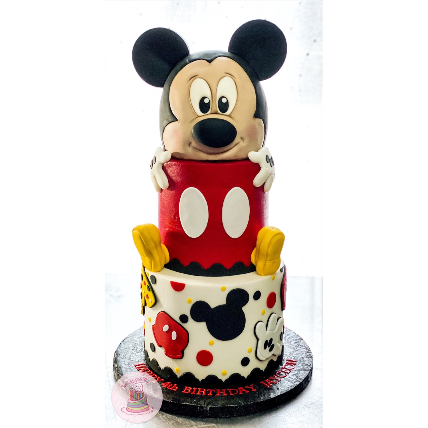 Mickey Mouse Cake - Sprinkle Me Silly photo