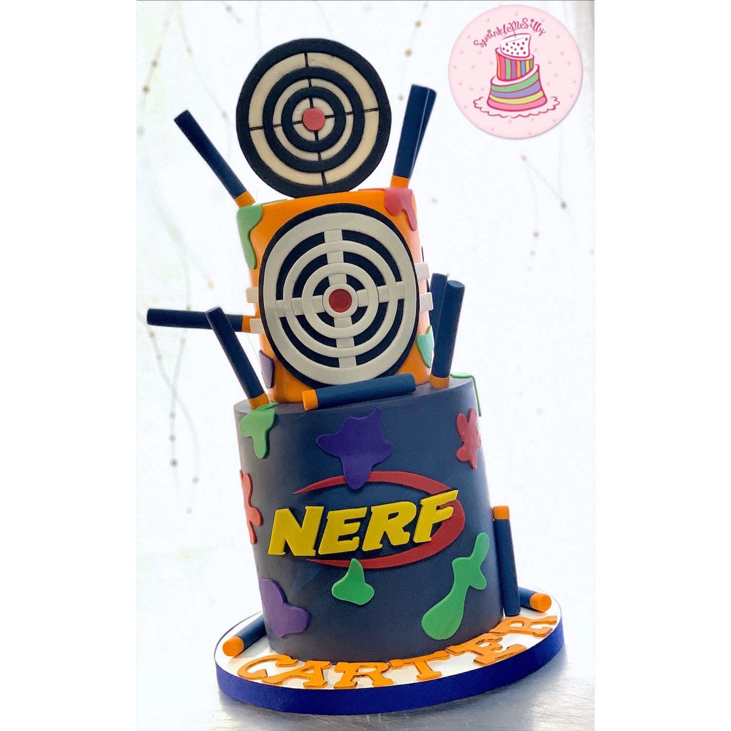 Party Cake Design from the Archive - Sprinkle Me Silly original photo