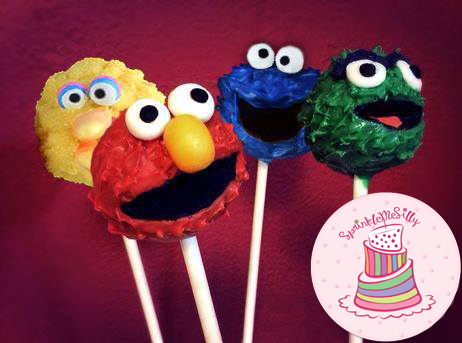 Sesame Street Cake Pops - Sprinkle Me Silly photo