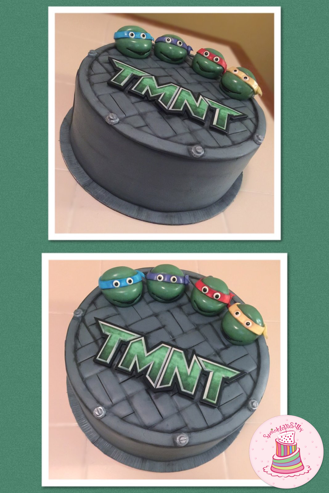Teenage Mutant Ninja Turtle Cake - Sprinkle Me Silly photo