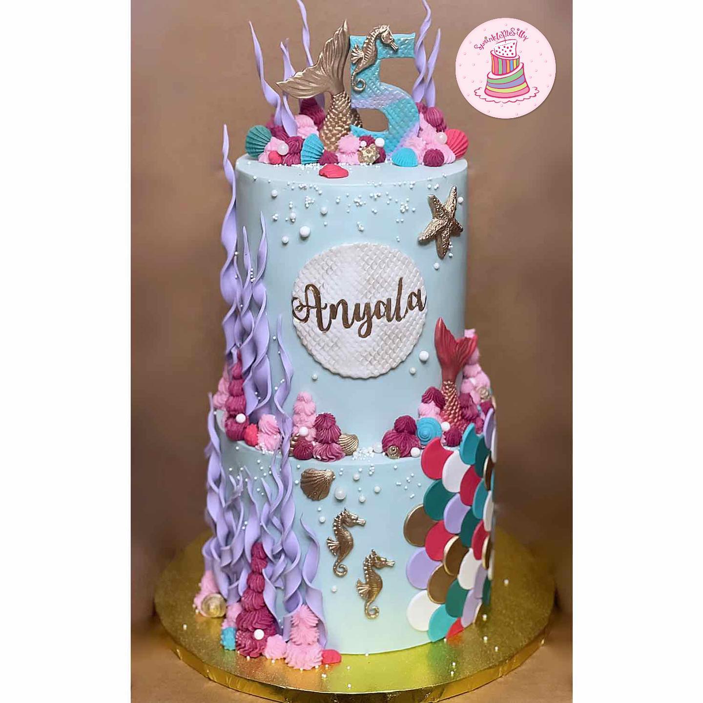 Mermaid Cake - Sprinkle Me Silly photo
