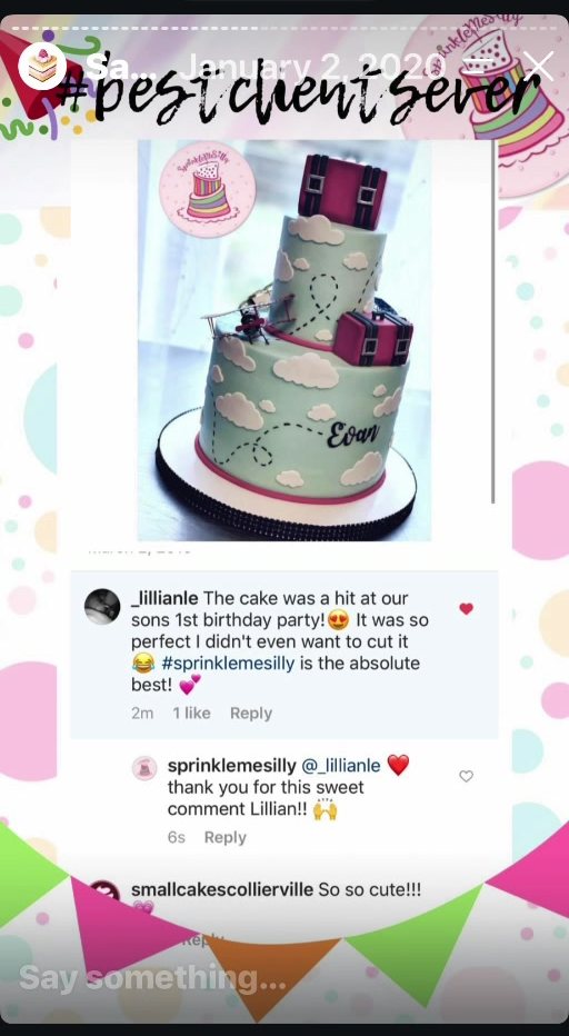 Original customer review screenshot 13 from Sprinkle Me Silly's Say What story highlight