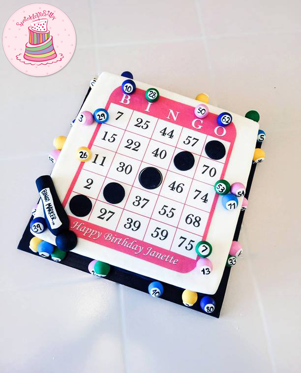 Bingo Cake 1 - Sprinkle Me Silly photo