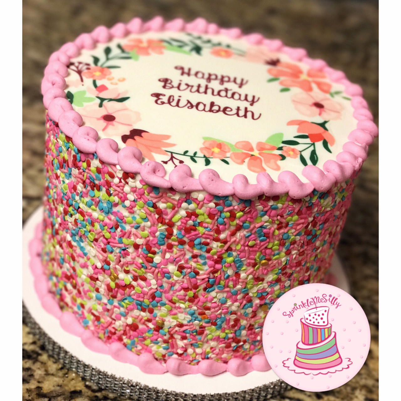 Party Cake Design from the Archive - Sprinkle Me Silly original photo