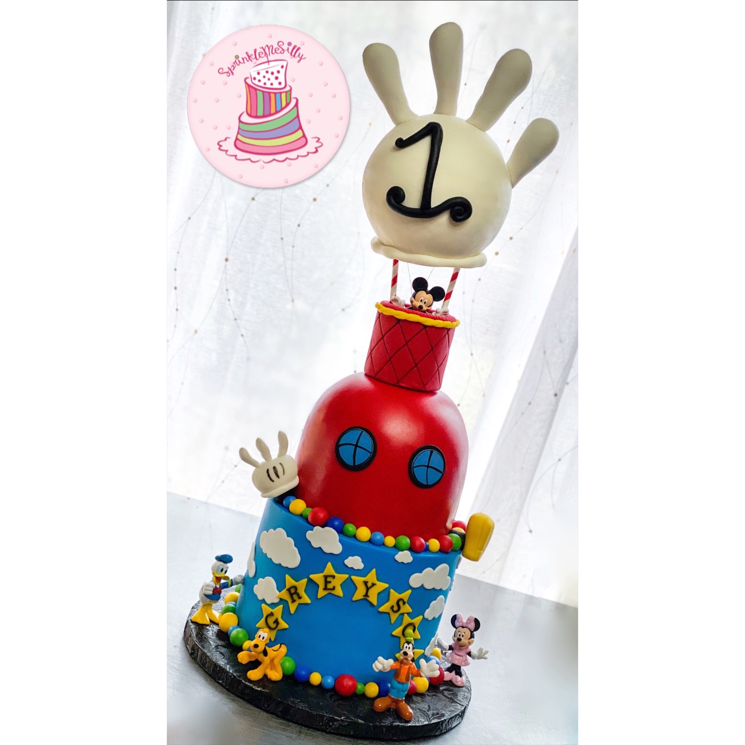 Party Cake Design from the Archive - Sprinkle Me Silly original photo