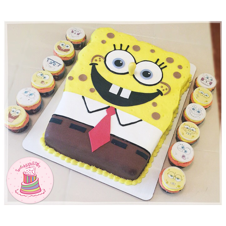SpongeBob SquarePants Cupcakes - Sprinkle Me Silly photo