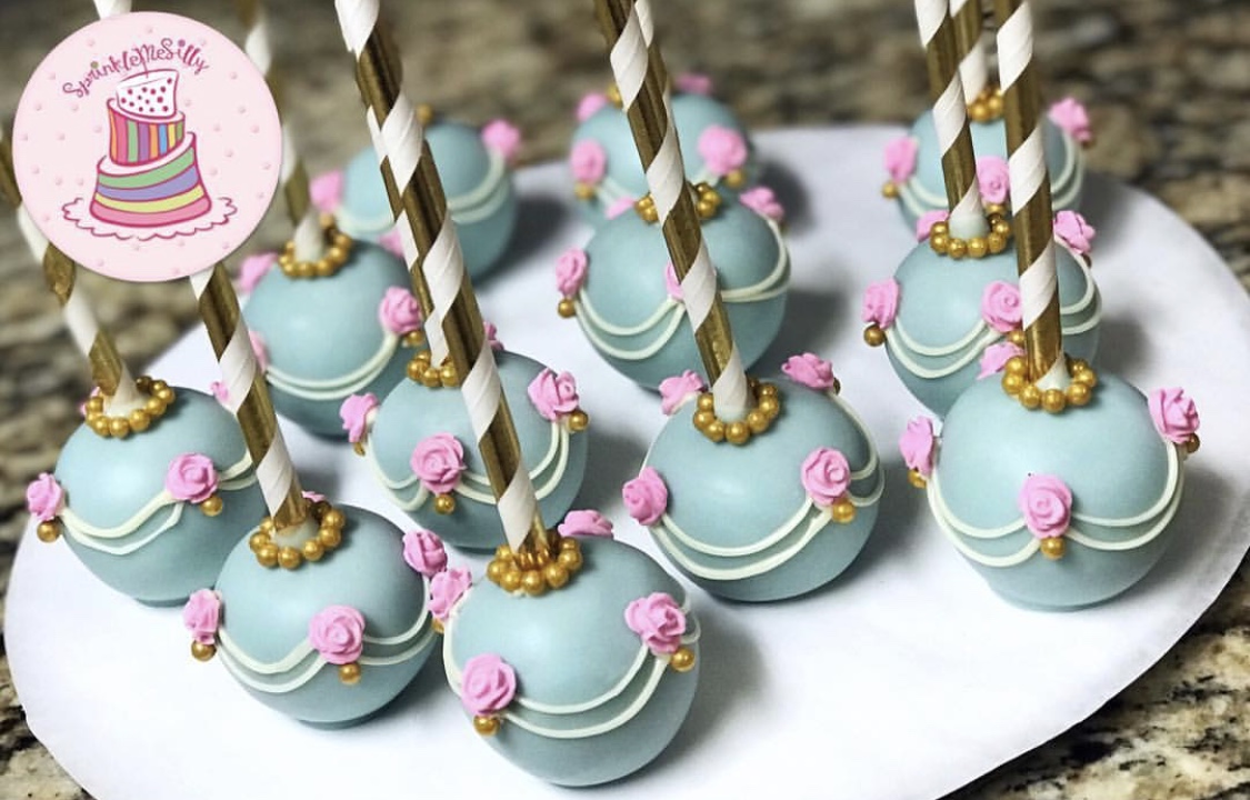 Cinderella Cake Pops - Sprinkle Me Silly photo