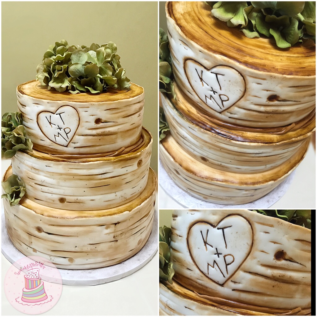 Birch Bark Cake - Sprinkle Me Silly photo