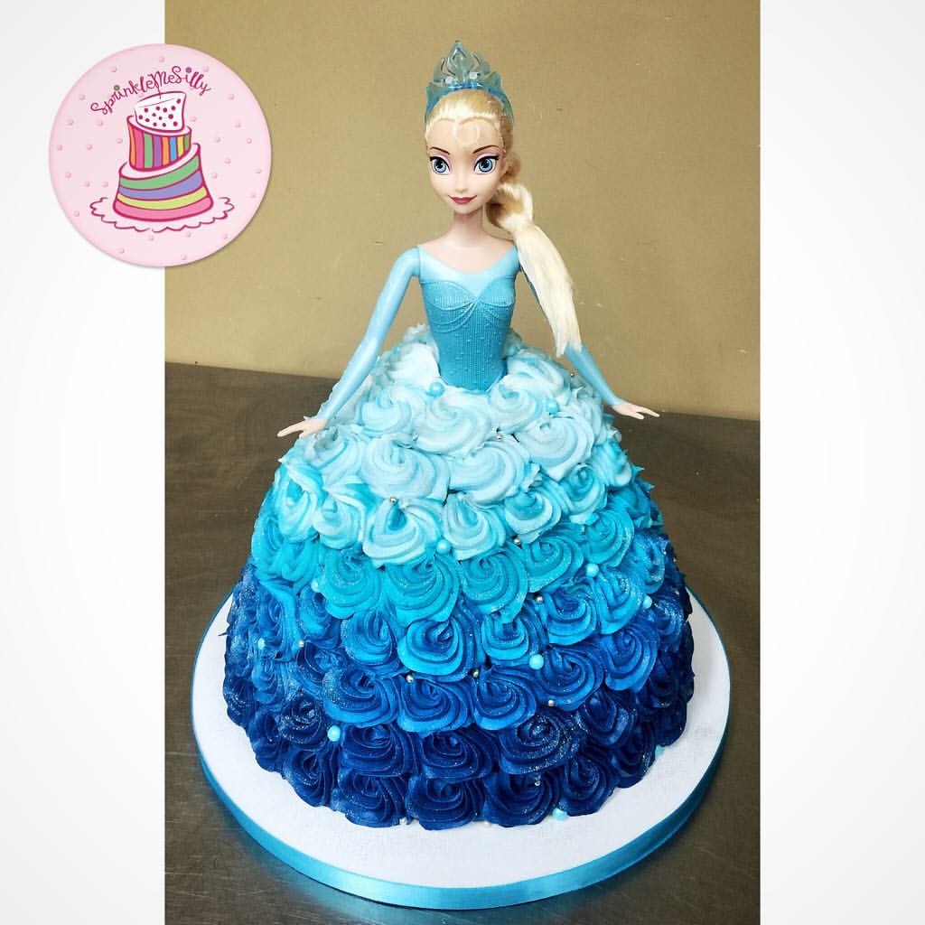 Elsa Doll Cake - Sprinkle Me Silly photo