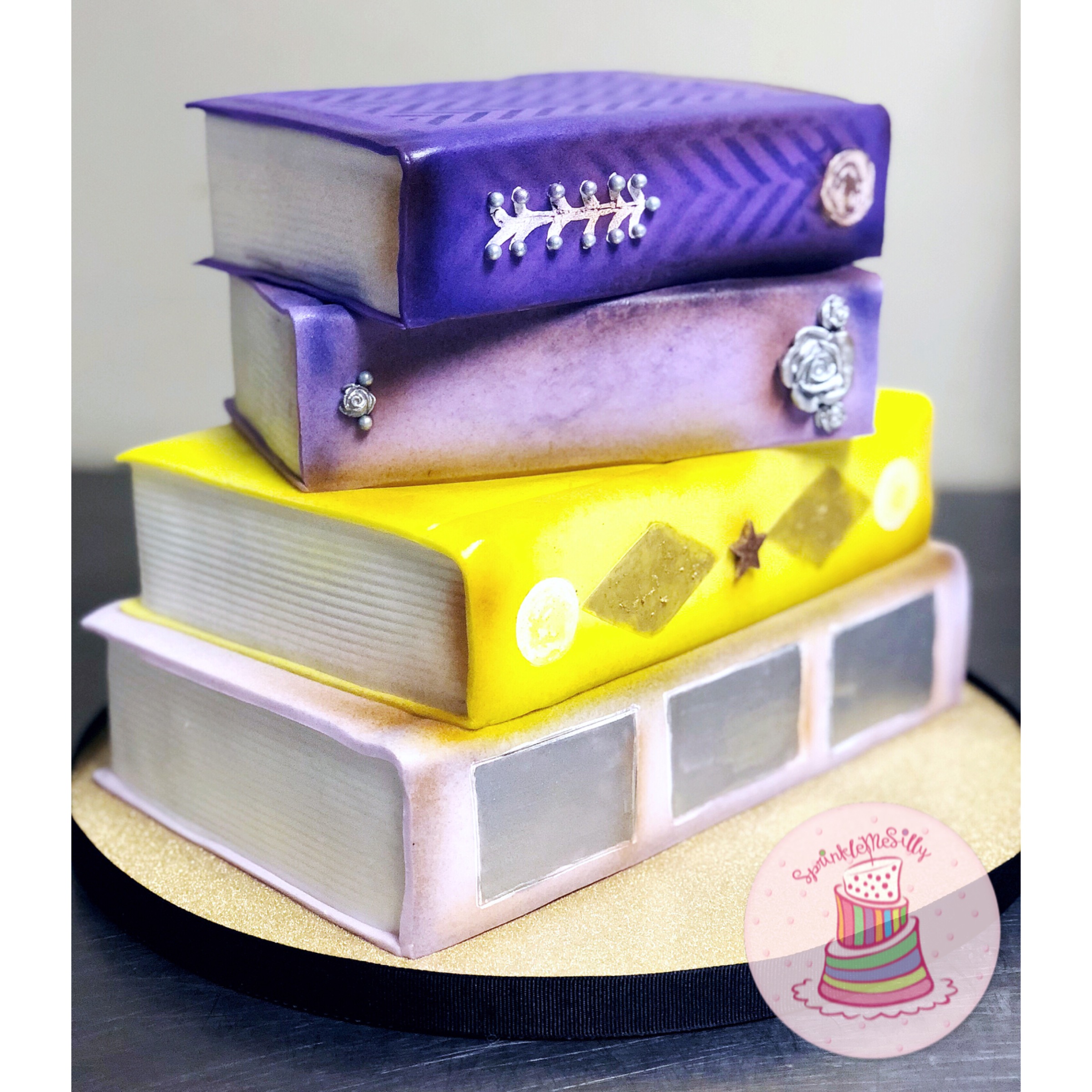 Classic Regal Book Cake - Sprinkle Me Silly photo