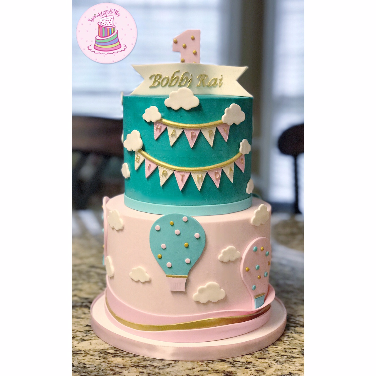 Party Cake Design from the Archive - Sprinkle Me Silly original photo