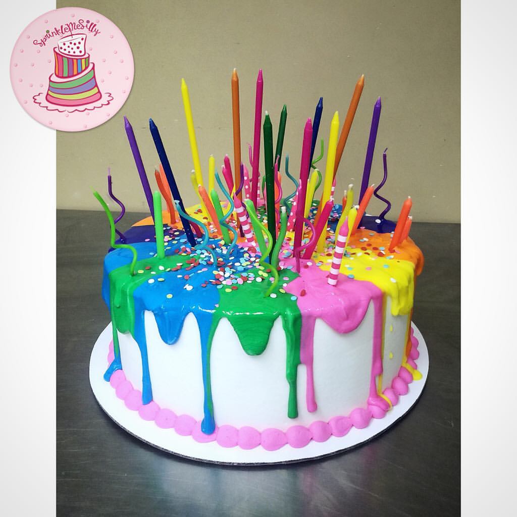 Party Cake Design from the Archive - Sprinkle Me Silly original photo