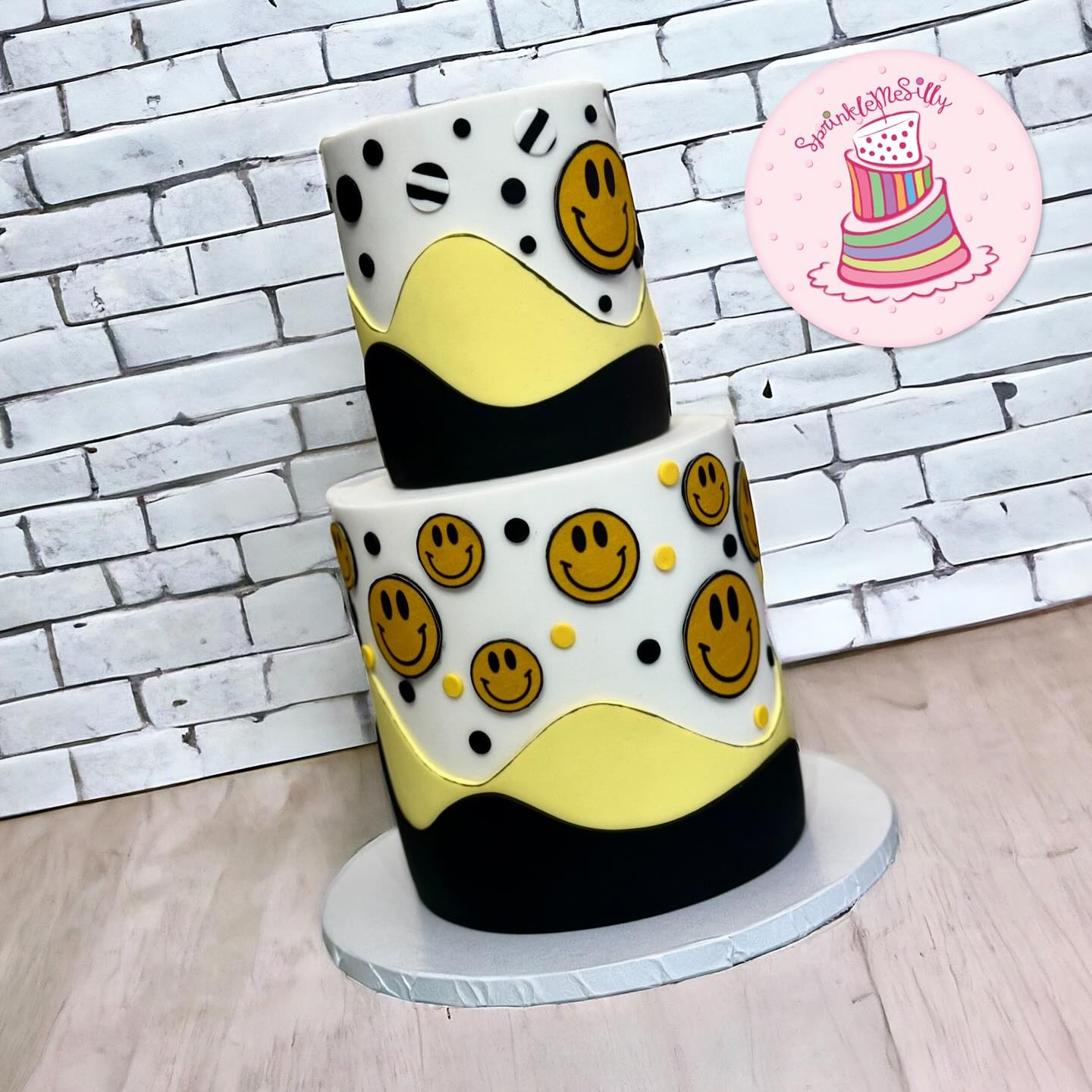 Happy Smiley Cake - Sprinkle Me Silly photo
