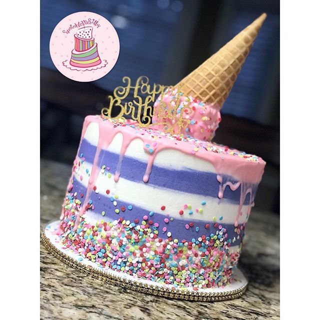 Party Cake Design from the Archive - Sprinkle Me Silly original photo