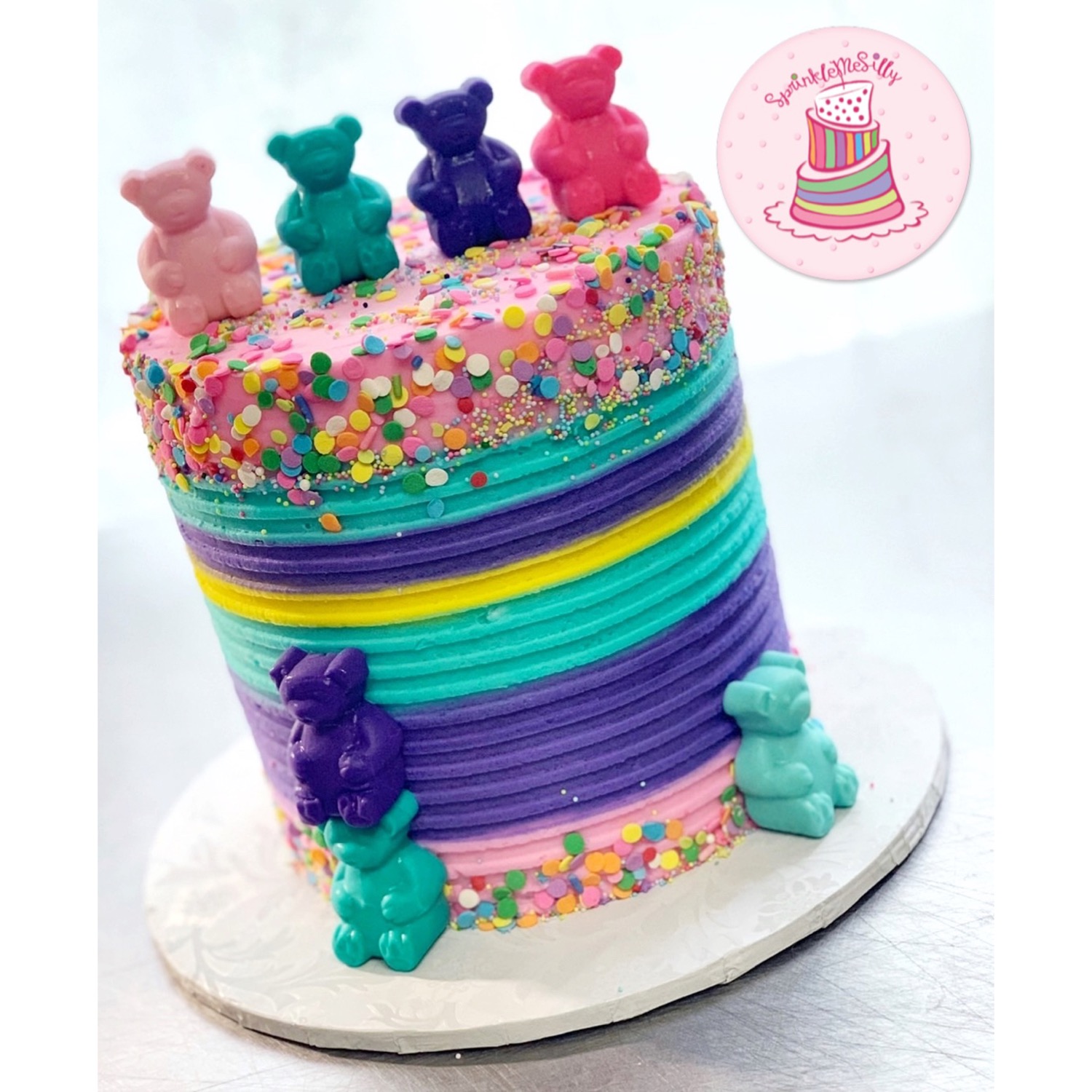 Party Cake Design from the Archive - Sprinkle Me Silly original photo