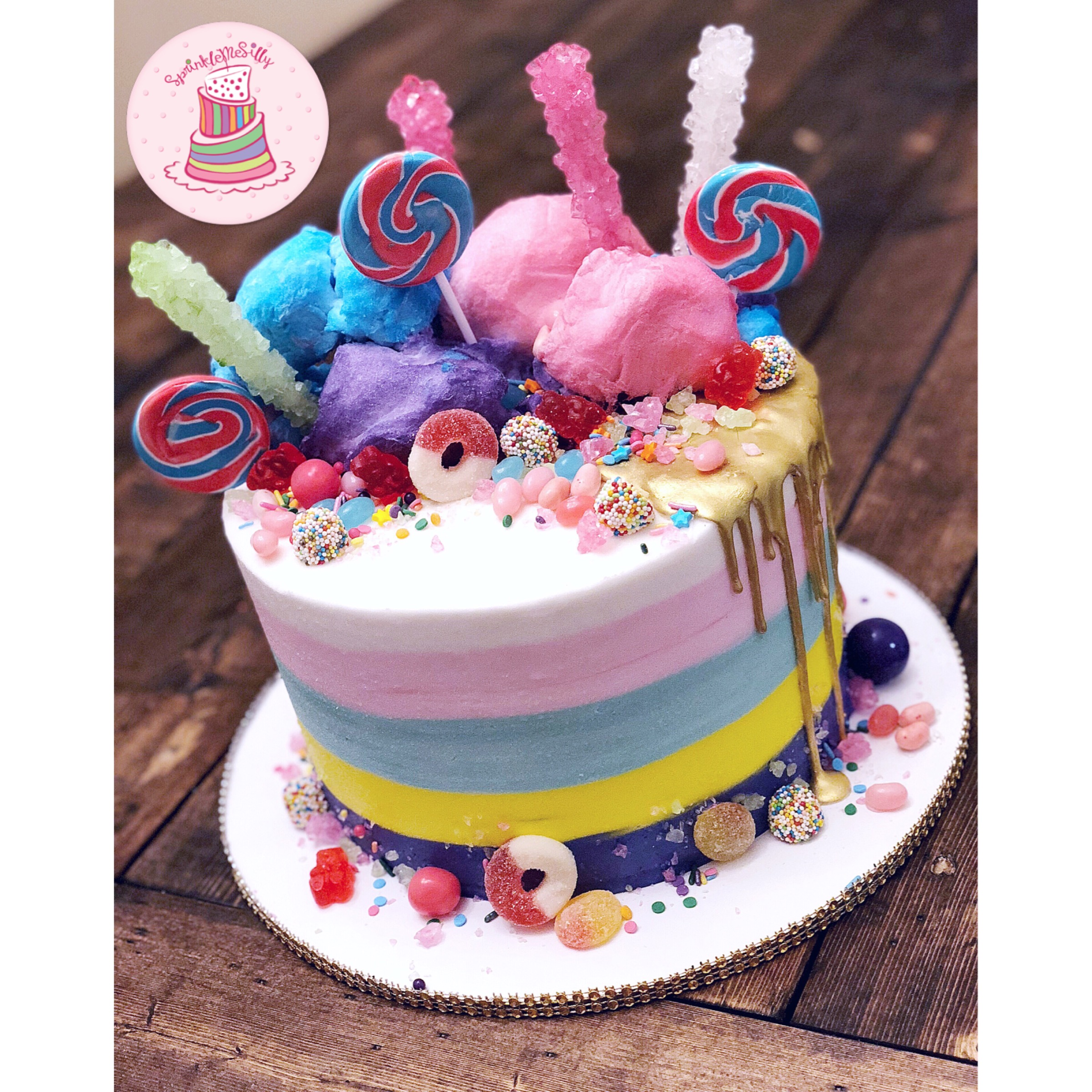 Party Cake Design from the Archive - Sprinkle Me Silly original photo