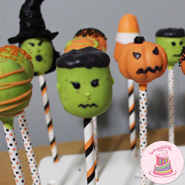 Halloween Cake Pops - Sprinkle Me Silly photo