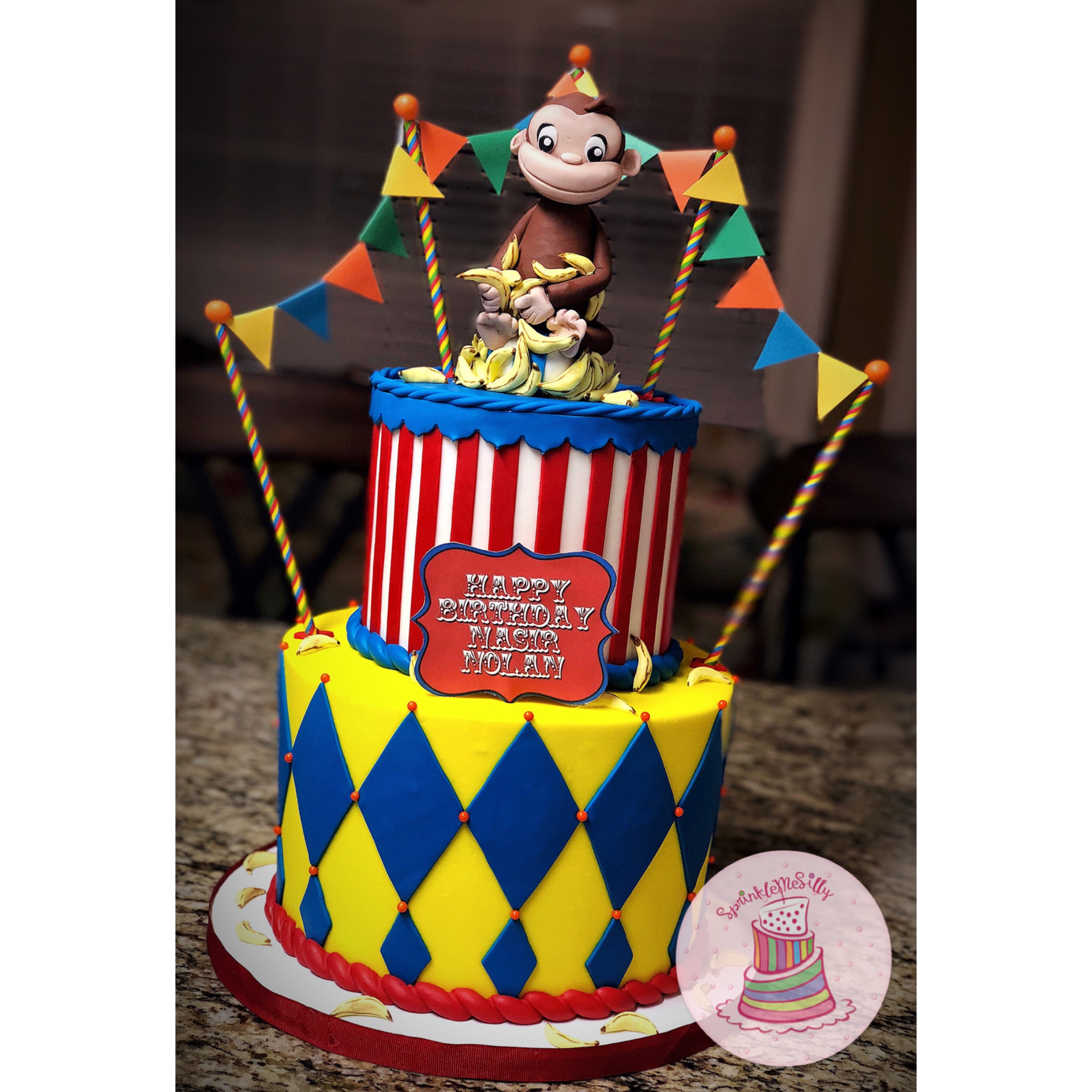 Party Cake Design from the Archive - Sprinkle Me Silly original photo