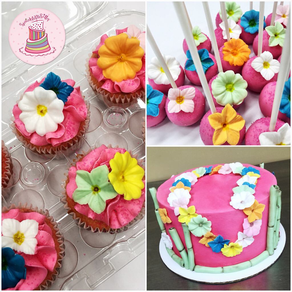Luau Cupcakes - Sprinkle Me Silly photo