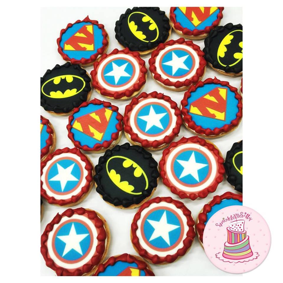 Superhero Cookies - Sprinkle Me Silly photo
