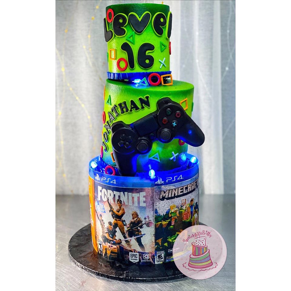 Gaming Cake - Sprinkle Me Silly photo