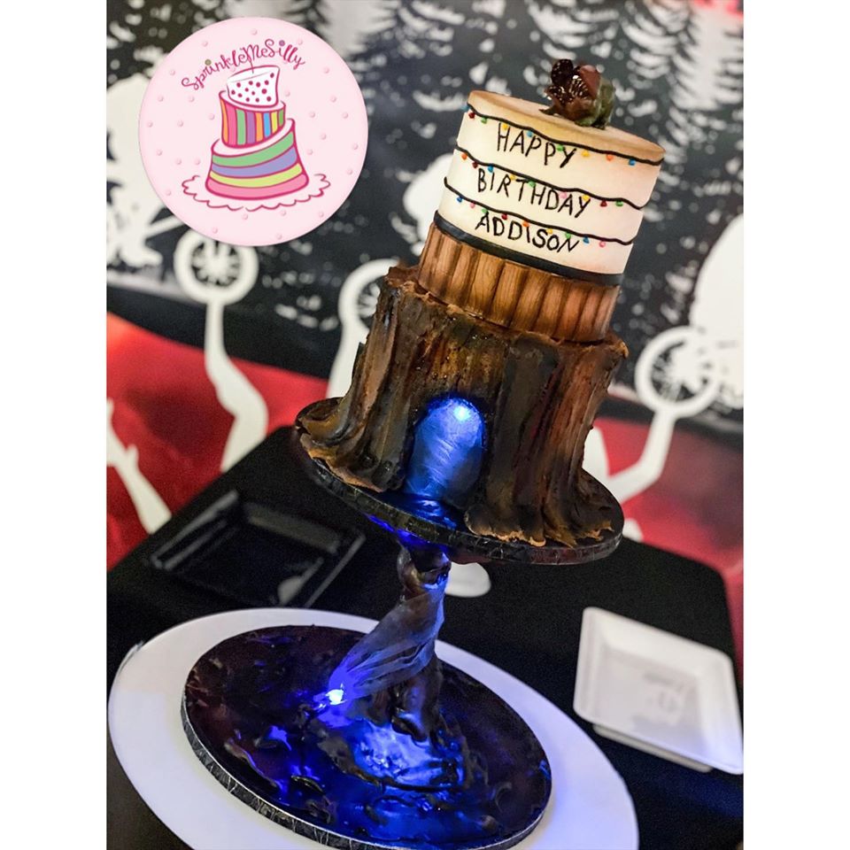 Stranger Things Cake - Sprinkle Me Silly photo