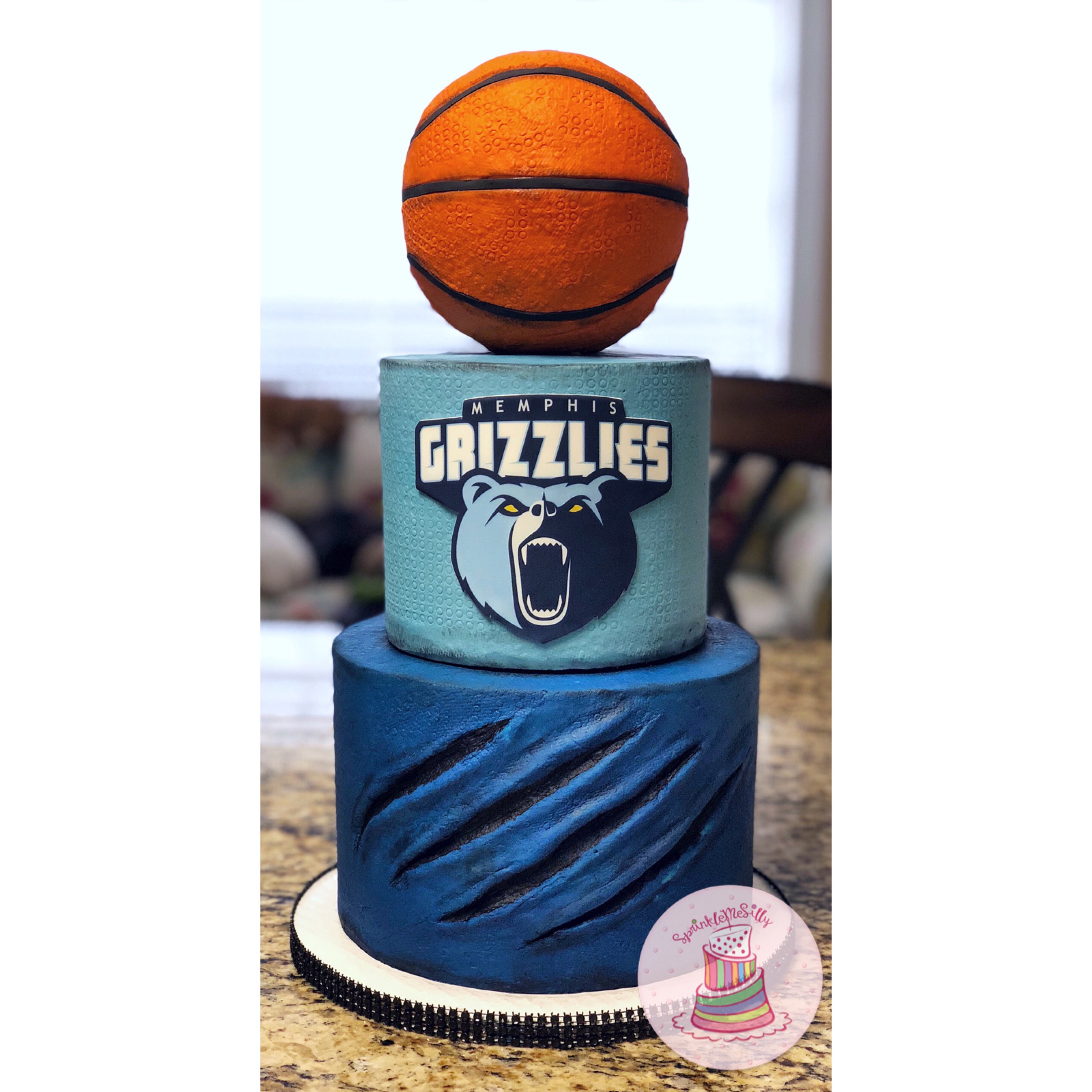 Memphis Grizzlies Cake - Sprinkle Me Silly photo