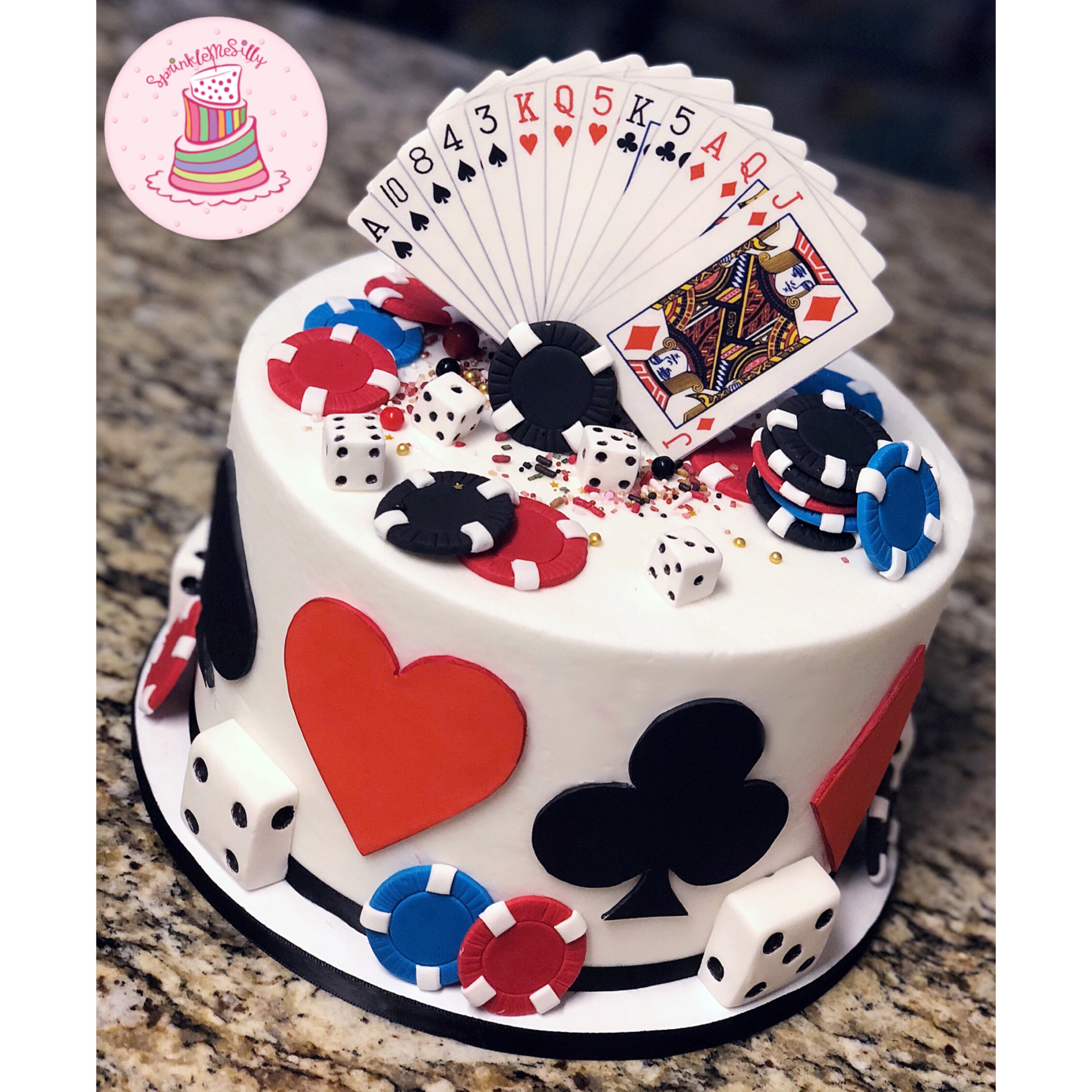 Party Cake Design from the Archive - Sprinkle Me Silly original photo