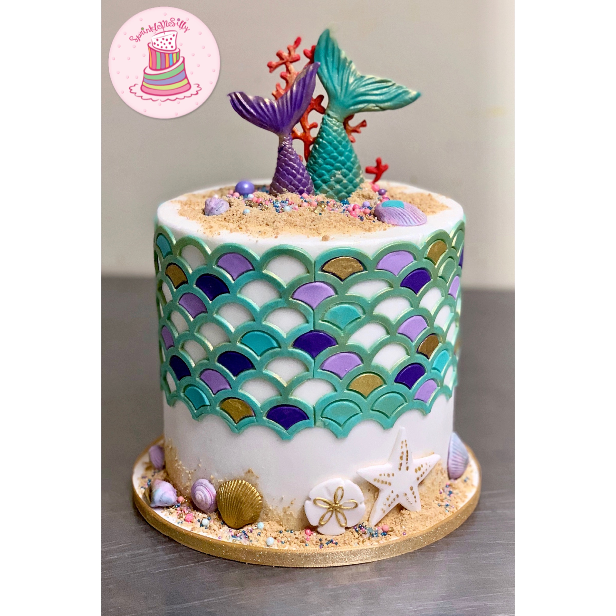 Mermaid Cake - Sprinkle Me Silly photo