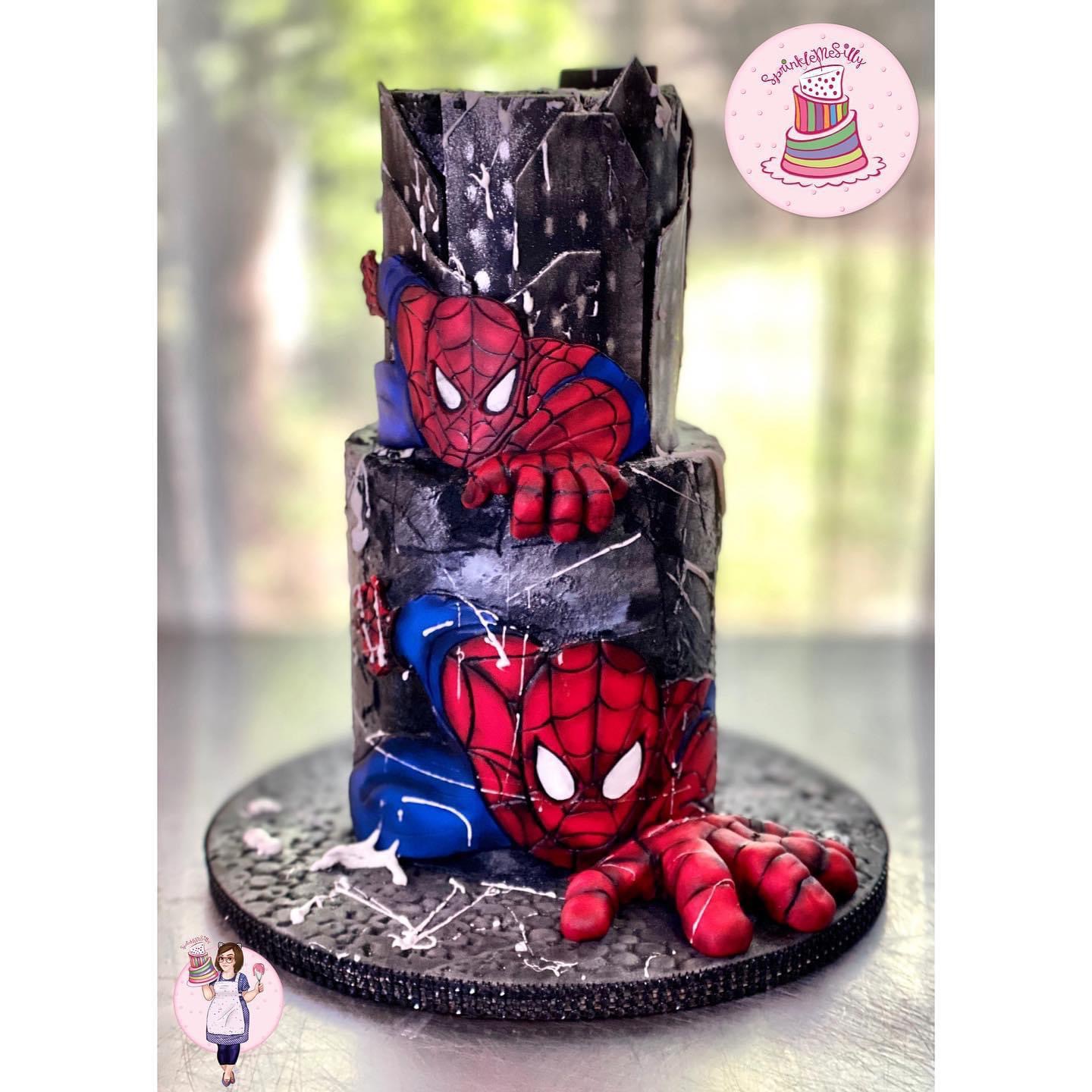 Spiderman Cake - Sprinkle Me Silly photo