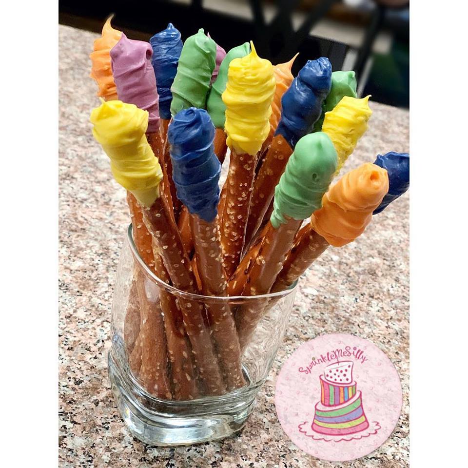 Pretzel Paint Brushes - Sprinkle Me Silly photo