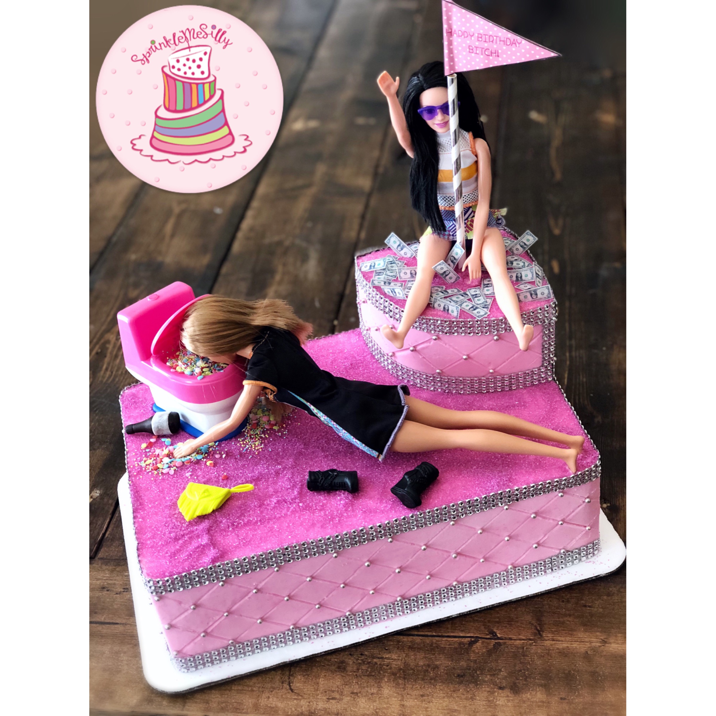 Party Cake Design from the Archive - Sprinkle Me Silly original photo