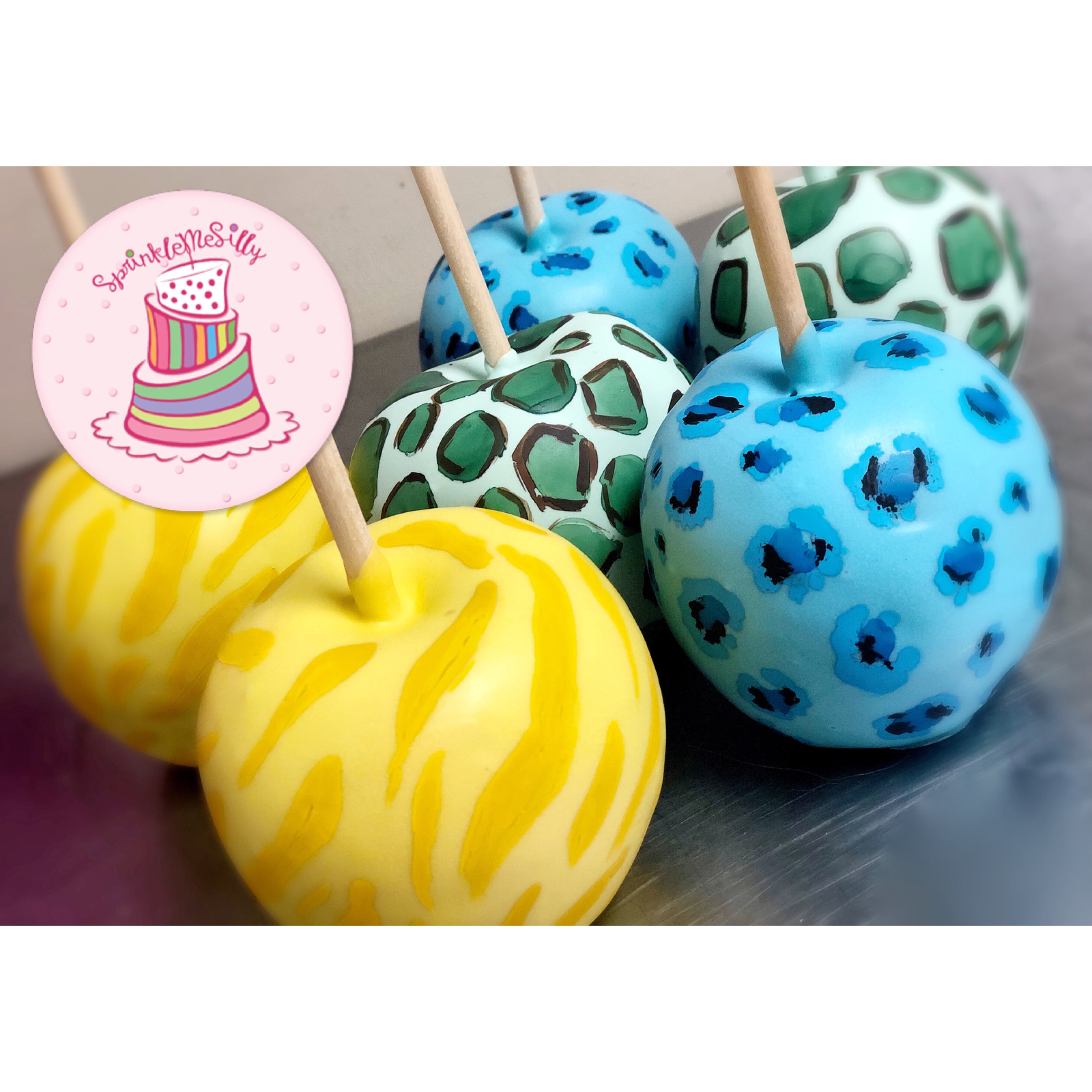 Safari Chocolate Apples - Sprinkle Me Silly photo