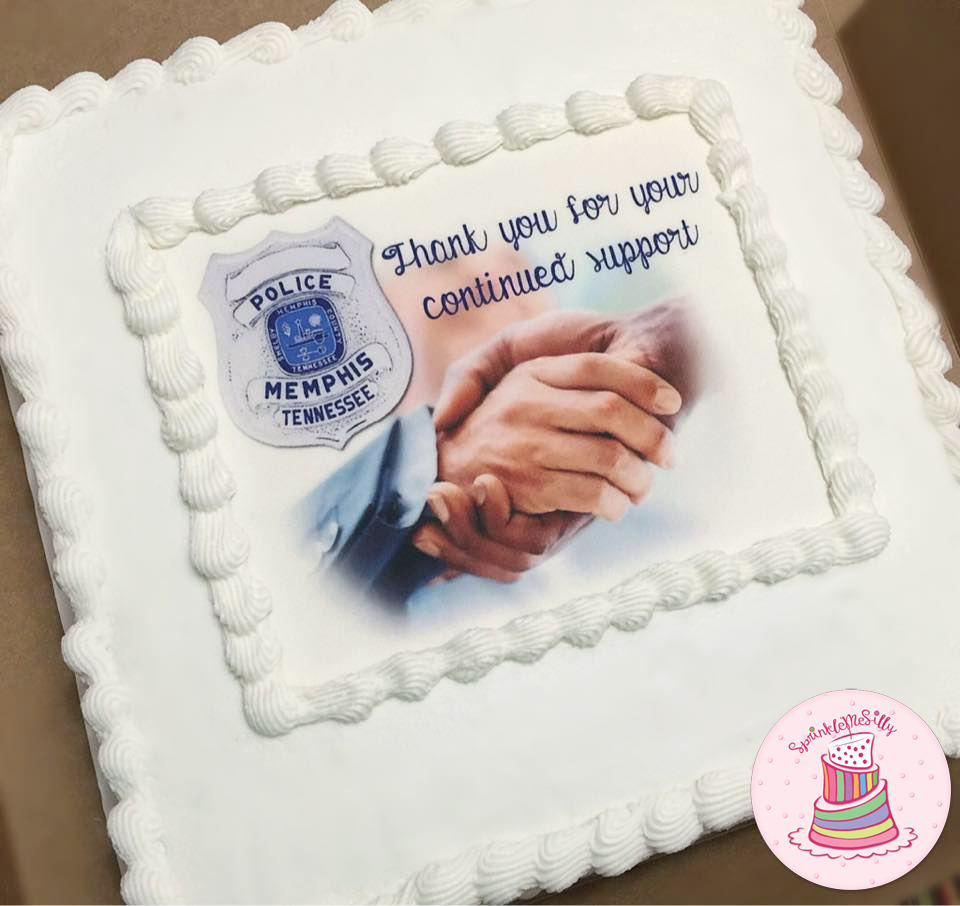 Memphis Police Cake - Sprinkle Me Silly photo