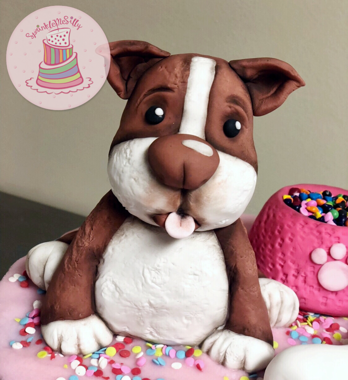 Puppy Dog Cake - Sprinkle Me Silly photo