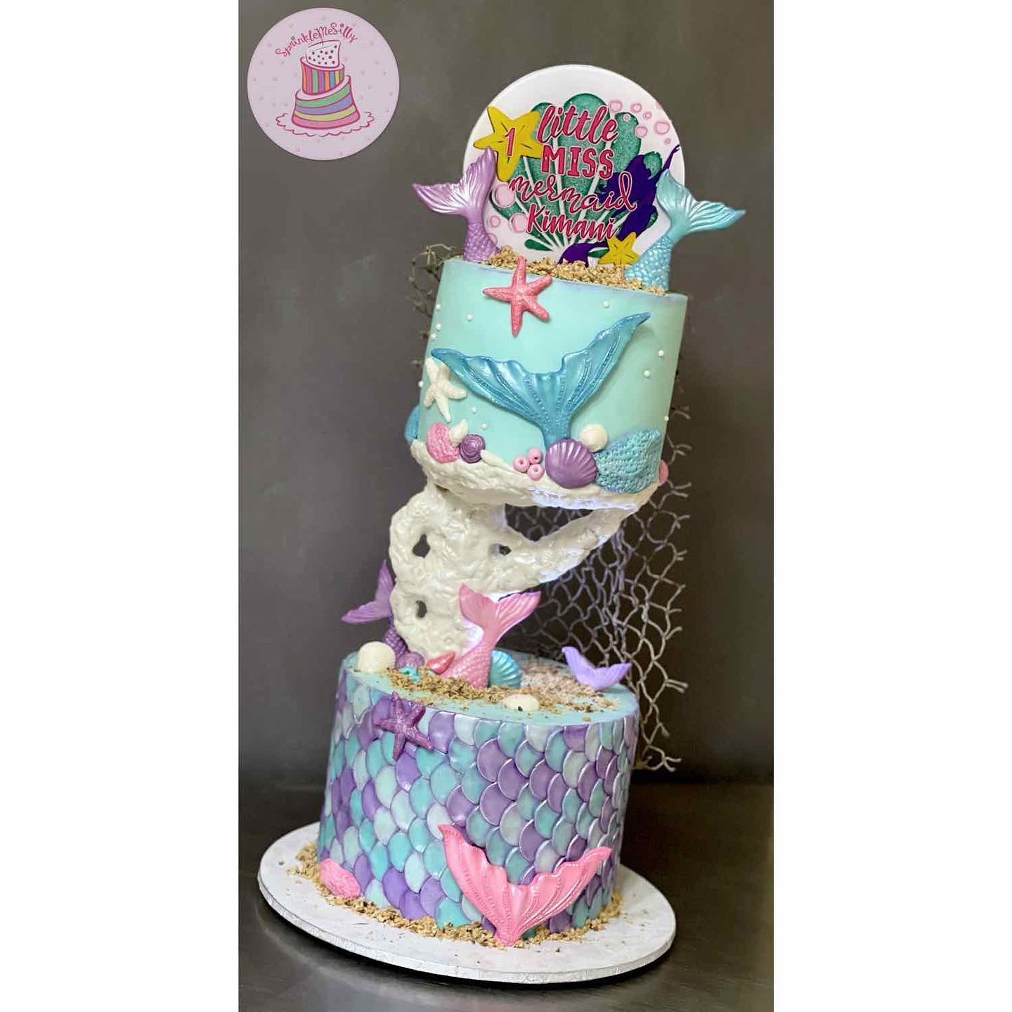 Mermaid Cake - Sprinkle Me Silly photo
