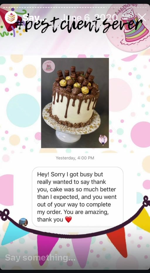 Original customer review screenshot 19 from Sprinkle Me Silly's Say What story highlight