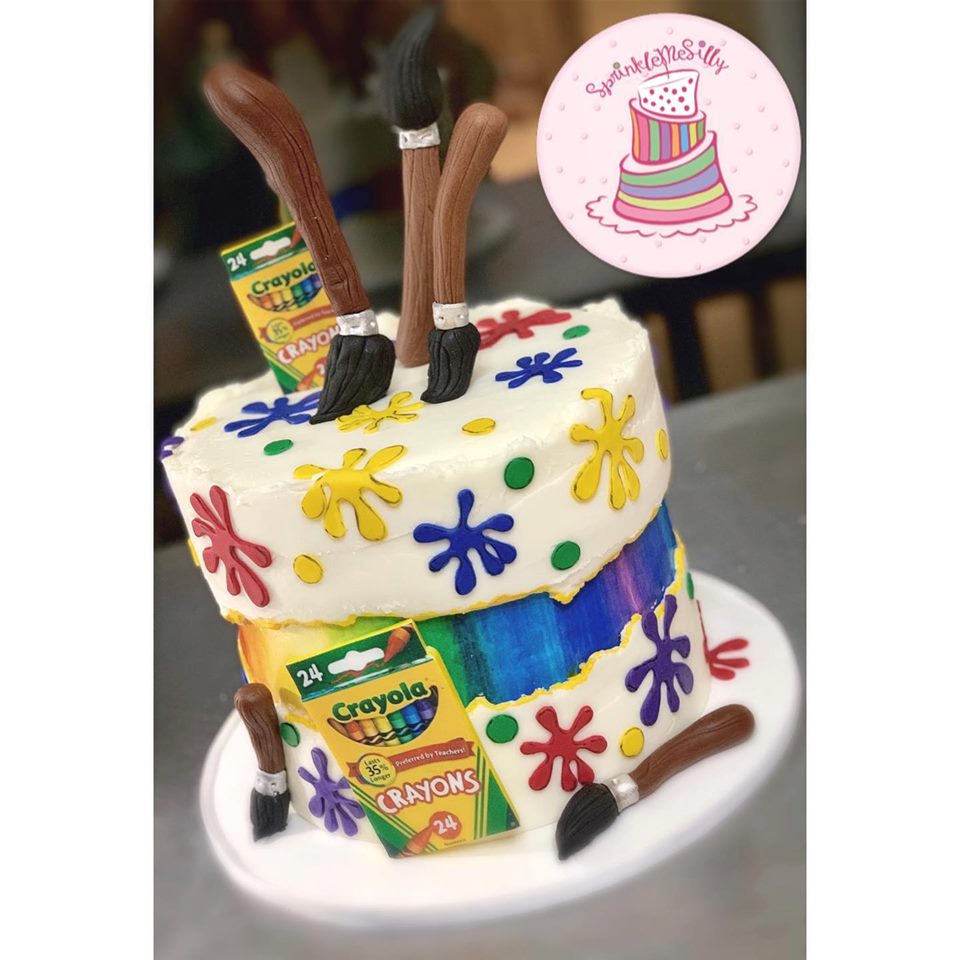 Party Cake Design from the Archive - Sprinkle Me Silly original photo