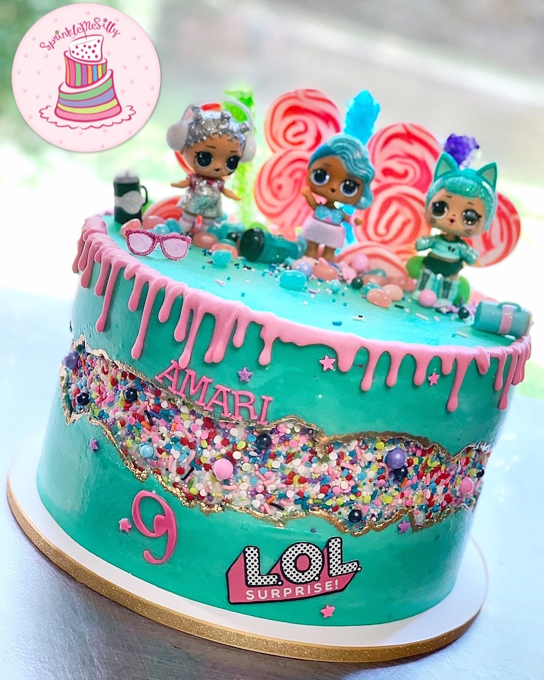 Party Cake Design from the Archive - Sprinkle Me Silly original photo