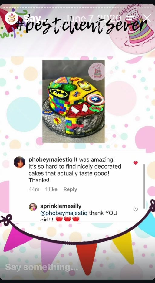 Original customer review screenshot 8 from Sprinkle Me Silly's Say What story highlight